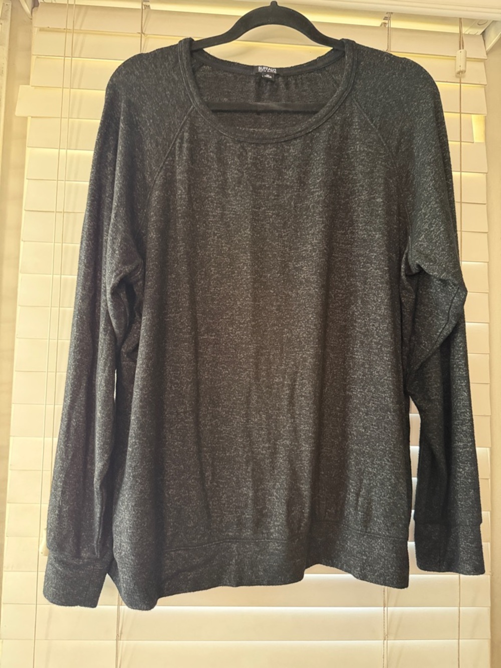Buffalo David Bitton Charcoal Heather Crewneck Pullover